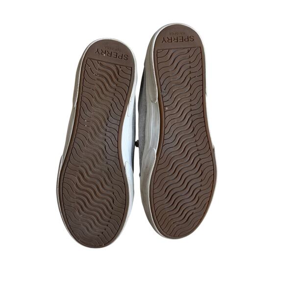 Sperry Top-Sider Pier Wave Sparkle Gray Canvas Shoes Women’s Size 9.5 - Picture 8 of 9